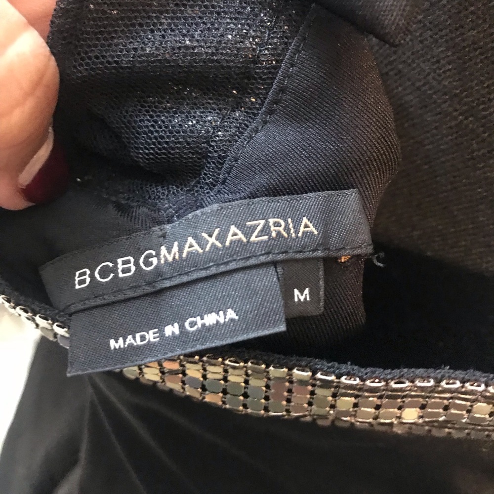 BCBGMaxazria Halter Dress SZ M - Picture 4 of 7